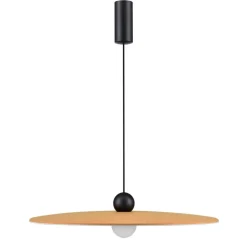 Fantasia JUTTU 8W LED Pendel Ø600mm dimbaar vilt licht bruin / grijs