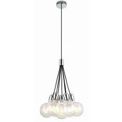 Fantasia KOBAR susp. Black/chrome 7x E27 Best