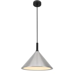 Fantasia KOTO 1xE27 Pendel Ø295mm zilver / zwart / wit Best