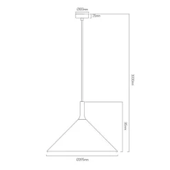 Fantasia KOTO 1xE27 Pendel Ø395mm zilver / zwart / wit Sale