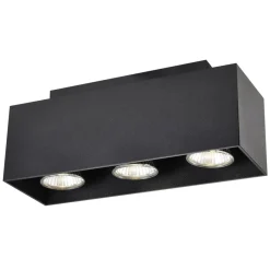 Fantasia KUBO 3L satin black/dim.glass LED 5W GU10 incl. Clearance