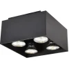 Fantasia KUBO 4L satin black/dim.glass LED 5W GU10 incl. Clearance