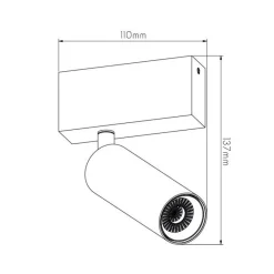 Fantasia Lopal 1L 4W 360LM ceiling  sandy black Sale