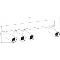 Fantasia Lopal 4L 4W 360LM ceiling  sandy white Clearance