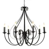 Fantasia MARQUIS pendant 8x E14 black Hot