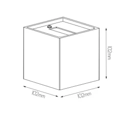 Fantasia NEMO walllamp up-down 2,5Watt G9 LED incl. sand white Online