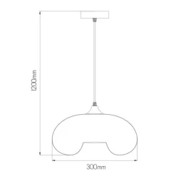 Fantasia NISMO smoke grey 1 x E27 Outlet