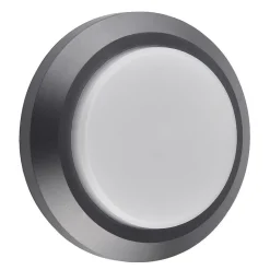 Fantasia NOKI Wallamp round grey SMD LED 275lm 3w IP65