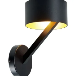 Fantasia NOMA wandlicht zwart/goud G9 excl Hot
