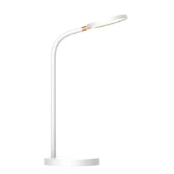 Fantasia NONI LED Bureaulamp 5,5W 3-staps dimbaar + QI lader wit