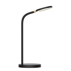 Fantasia NONI LED Bureaulamp 5,5W 3-staps dimbaar + QI lader zwart Sale