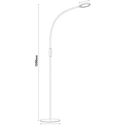 Fantasia NONI LED Vloerlamp 5W 5-staps dimbaar zwart Discount