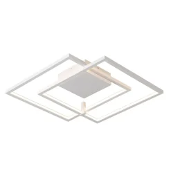 Fantasia NORI LED 42W 3000K wit 540x480x60 dimbaar Clearance