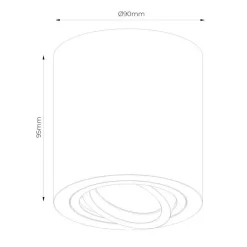 Fantasia OLALA round Alu  GU10 max 50W not incl. Hot