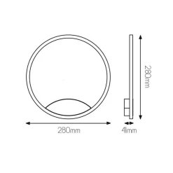 Fantasia ORSO wall light 15W 3000K black dimmable Best