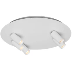 Fantasia ORYX 3+2 ronde basis ø350mm lamp excl wit Clearance