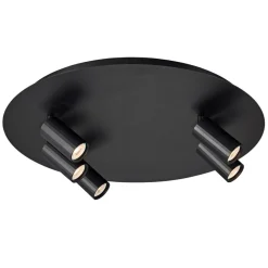 Fantasia ORYX 3+2 ronde basis ø350mm lamp excl zwart Sale