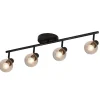Fantasia OSIRA Plafond licht balk 4x E14 helder glas Clearance