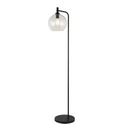 Fantasia OSIRA Vloerlamp E27 Zwart, helder glas Ø250mm Clearance