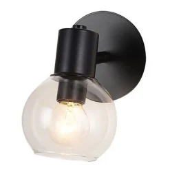 Fantasia OSIRA Wand licht 1x E14 helder glas + schakelaar Clearance