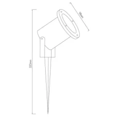 Fantasia PIKI pinspot GU10 IP65 (bulb excl) Online