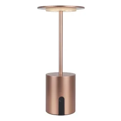 Fantasia POPPY LED tafellamp 2W 180Lm IP44, herlaadbare batterij incl, koper Online