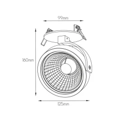 Fantasia PULSE-1 INPUT wit AR111 (incl) New