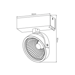 Fantasia PULSE-1 white incl. AR111 12W 2700K 1130 lm Online