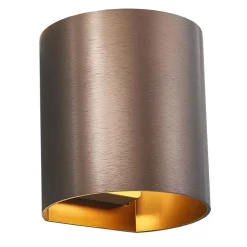 Fantasia RADU Wandlicht geborsteld brons G9 excl (max 40W) New