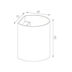 Fantasia RADU Wandlicht wit G9 excl (max 40W) Online