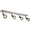Fantasia ROBUS spot head 4xGU10 5W LED satin-chrome/Chrome