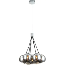 Fantasia ROGODO Pendel As Grijs 7x E27 Outlet