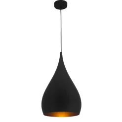 Fantasia Ronin pendant 25cm E27 black/gold New