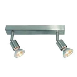 Fantasia RUNE 3 2L BAR GU10 LED 5W dim SAT CHROME Clearance