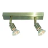 Fantasia RUNE 3 2LBAR GU10 LED 5W dim ANT BRASS Outlet