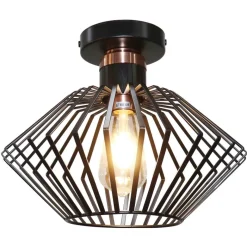 Fantasia SHURU ceiling 1x E27 black + copper Online