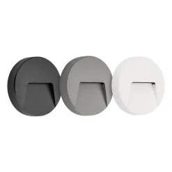 Fantasia SIBO LED 310Lm 2,8W round, cover black, white, grey IP65