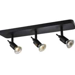 Fantasia SONAR II 3L satin black/dim.glass LED 5W GU10 incl. Clearance