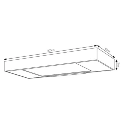 Fantasia TALU Wallight 20W 2700K Dimmable Black Discount