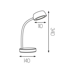 Fantasia TOSH Desk Lamp black power SMD LED 4,5W/440Lm Sale