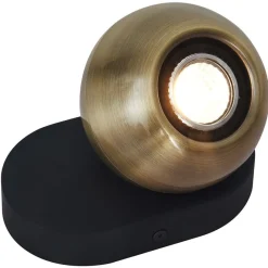 Fantasia TRITON 1L GU10 (excl) zwart / brons Outlet