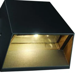 Fantasia TRIUM v4.0 walllamp black Warm White LED max 1x6W IP54 Outlet