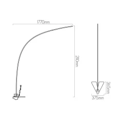 Fantasia VERTIGE LED Vloerlamp 21W 3000K (doos 1 van 2) Online