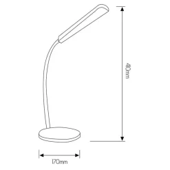 Fantasia XARO bureaulamp 5W 3000K blauw/wit Discount