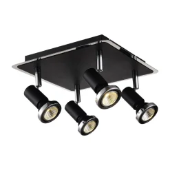 Fantasia XZIBIT spot head 4xGU10 5W LED black/Chrome Discount