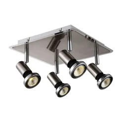 Fantasia XZIBIT spot head 4xGU10 5W LED satin chrome/Chrome