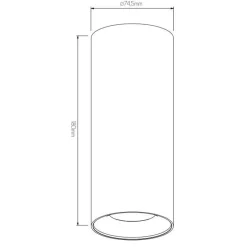 Fantasia ZOLAN h180mm white 1x 5W LED GU10 dimmable incl. Discount