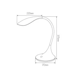 Fantasia ZONIC Desk Lamp black power LED SMD 4,5W/660lm Sale