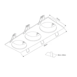 Fantasia ZOOM base 3L pure bronze 3x GU10 Best