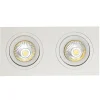 Fantasia ZOOM II 2L satin white/dim.glass LED 5W GU10 incl. Discount